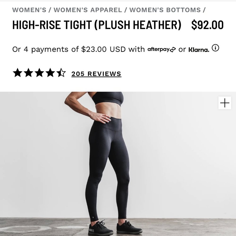 NOBULL HIGH-RISE TIGHT (PLUSH HEATHER)